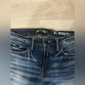 Men's Dark Wash Straight Jeans